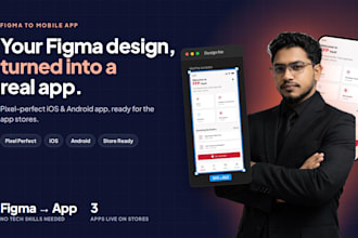 convert figma to mobile app for ios and android