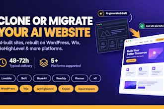 migrate website from claude lovable to wordpress wix ghl kajabi squarespace