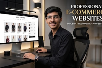 build a modern responsive e commerce web for your brand