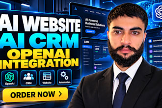 build ai website with ai CRM and openai integration