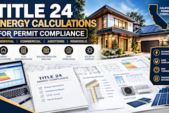 prepare california title 24 energy calculations for permit compliance