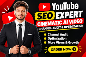 youtube SEO expert cinematic ai video channel audit optimization
