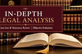 conduct in depth legal analysis and case evaluation for litigation