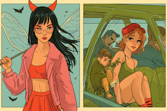 create comic art for webcomics