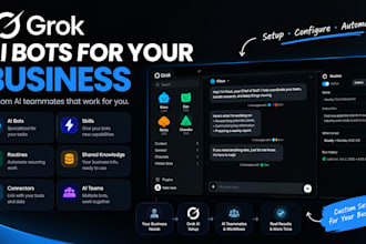 build a custom grok ai bots for your business