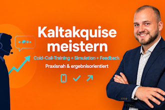 train you to make better cold calls in german
