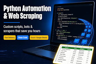 do python automation and web scraping