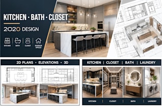 design kitchen bath closet and interior spaces in 2020 design