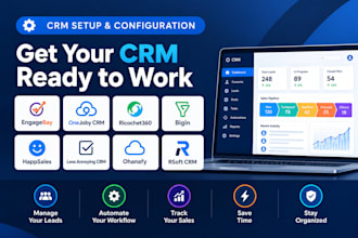 setup engagebay crmone joby CRM ricochet360 bigin happsales less annoying CRM