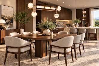 do interior design sketchup modelling and 3d rendrings