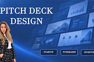 design a professional investor pitch deck