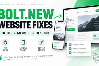 fix and improve your bolt new ai website