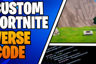 create fortnite uefn mechanics and systems using verse code