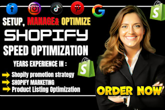 optimize shopify SEO, marketing, promotion and ecommerce sales