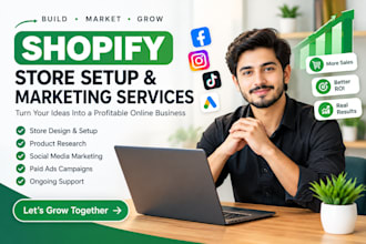 professionally build or rebuild your shopify store