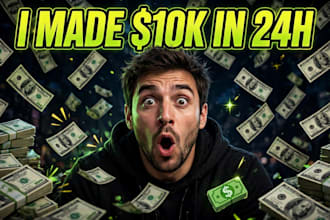 design viral finance and crypto youtube thumbnails