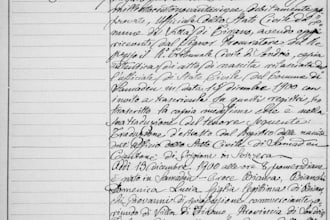 transcribe and translate old italian genealogical documents
