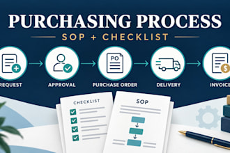 document your purchasing process with an sop and checklist
