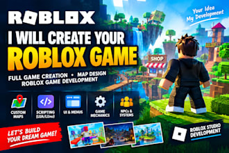 develop roblox game, full game creation, map design, roblox game development
