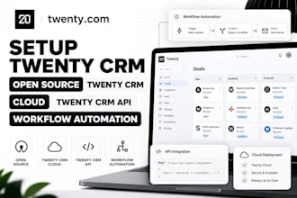 setup twenty CRM open source twenty CRM cloud twenty CRM API workflow automation