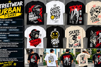 design streetwear tshirt for brand