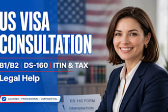 assist with american visa USA immigration tax and legal consultation