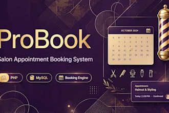 build an appointment booking website for salon spa clinic