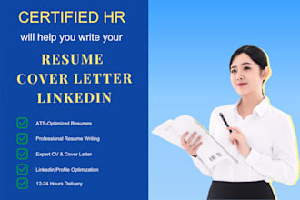 redesign a professional resume and CV within 24 hours