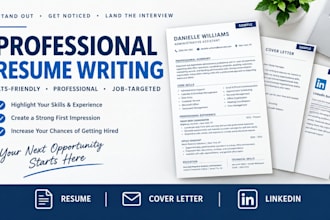 write an ats optimized resume for your job search