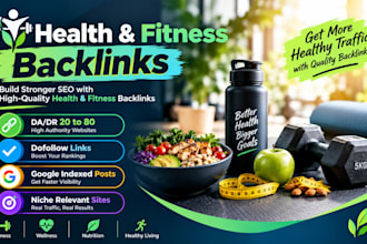 publish health and fitness guest post backlink