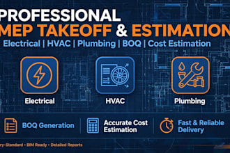 provide accurate mep quantity takeoff