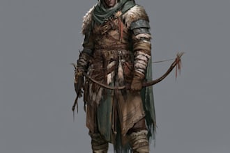 make a  dnd character art