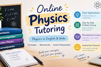 teach physics online in english and urdu