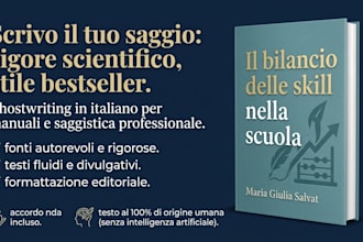 fare ghostwriting di saggi e testi specialistici in italiano