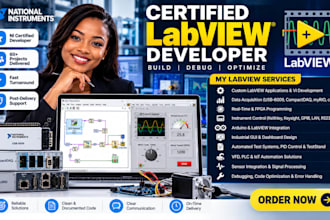 design and build labview projects for you
