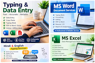 do accurate hindi and english typing