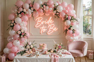 do luxury bridal shower and birthday party decoration