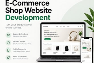 make an ecommerce website with promo code feature and admin panel