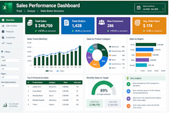 build a professional excel dashboard and reporting system
