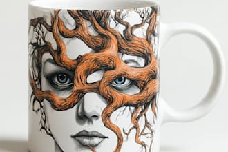 design awesome custom mug design