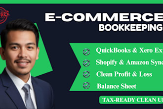 do e commerce bookkeeping and clean up for your tax return