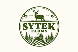 design wonderful family owned farm logo