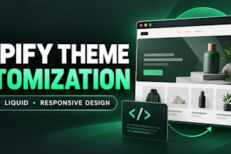 customize and fix your shopify theme and store design