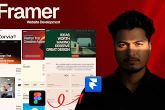 build a framer website, framer landing page, figma to framer, framer development