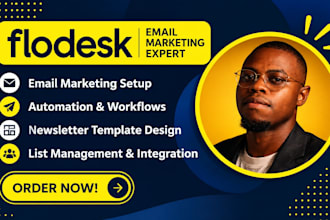 set up flodesk email marketing and automation