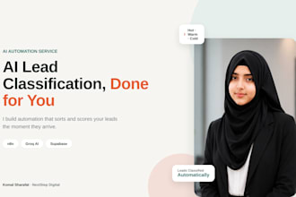 build an ai lead classification and scoring system
