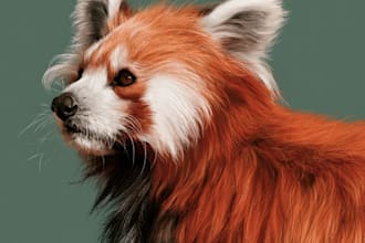 create realistic animal illustration
