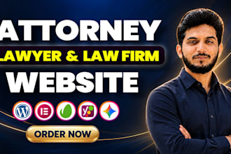 design an attorney, lawyer, law firm or legal office website