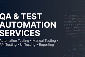 build automated selenium test suite for your web app