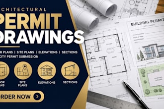 prepare architectural permit drawings